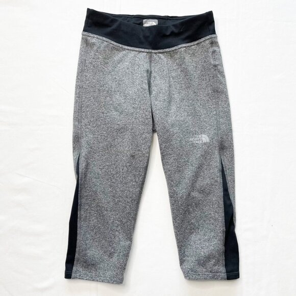 The North Face Other - The North Face Girls Gray & Black Capri Leggings M 10/12
